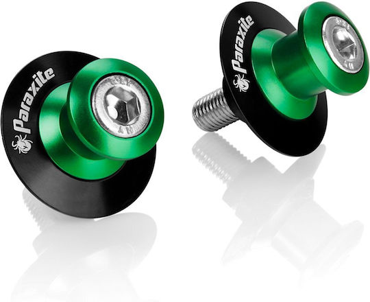 Paraxite Support Bobbins Stand Brackets Moto M10x1.25 Green Color Paraxite 2 Pcs L.psa003v