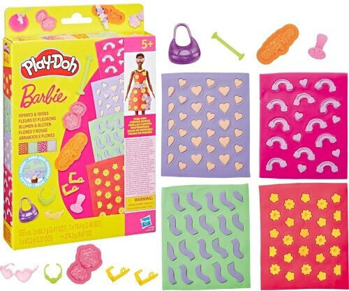 Hasbro Play-Doh Barbie Set Designer Modele Flori și Florale