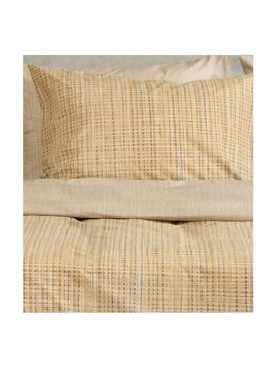 Melinen Mateo Σετ Μαξιλαροθήκες με Φάσα Beige 5...