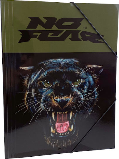 Back Me Up A4 Преспан Хартия Папка с Маркуч No Fear Forest Puma 25x35cm 348-44510