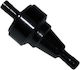 Metallischer Benzinfilter 6mm Schwarz Abzweigbar