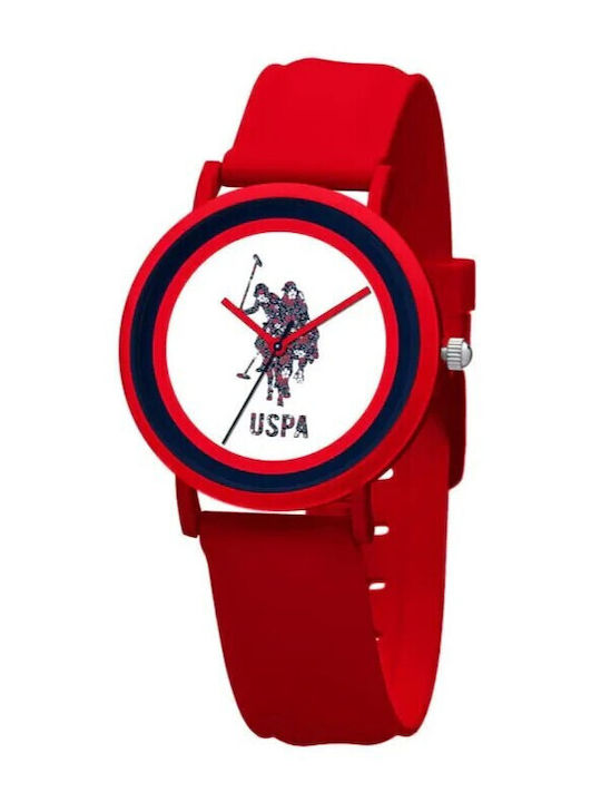 U.S. Polo Assn. Παιδικό Αναλογικό Ρολόι Κόκκινο