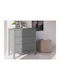Συρταριέρα Κρεβατοκάμαρας aus Holz & Metall Denton 1425 Grey 80x41x84cm