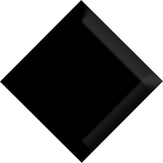 Πλακάκια Διακοσμητικά El Barco Liso Negro Brillo Linb1010 10x10
