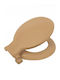 EVIOP Bakelite Toilet Seat Brown Universal 14cm