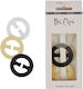 Bra Clips Secret Weapons X Back For Your Bra 3 Pieces Black-Beige Transparent