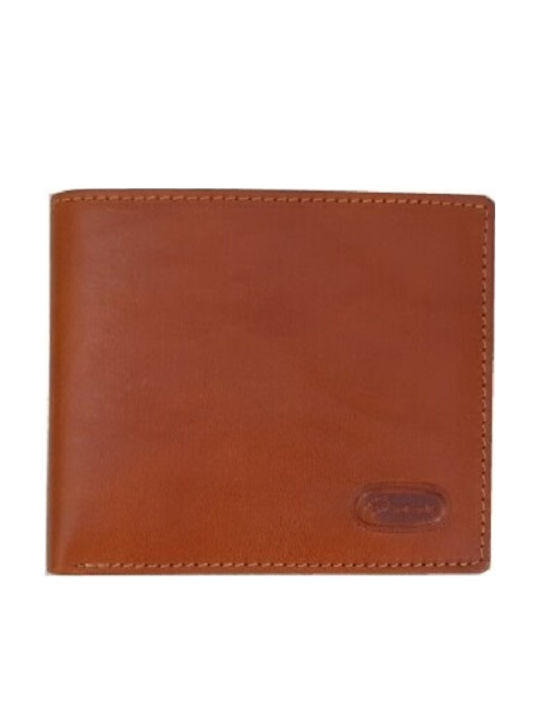 Leather Men's Wallet Classic Tabac Brown