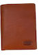 Leather Men's Wallet Classic Tabac Brown