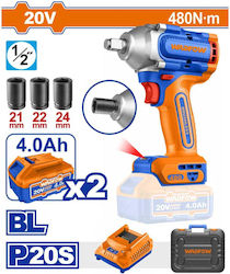 Wadfow WCD1B483E Μπουλονόκλειδο 20V 2x4Ah 1/2"
