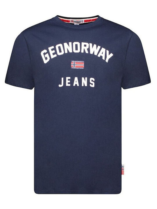 Geographical Norway Athletic T-Shirt Navy
