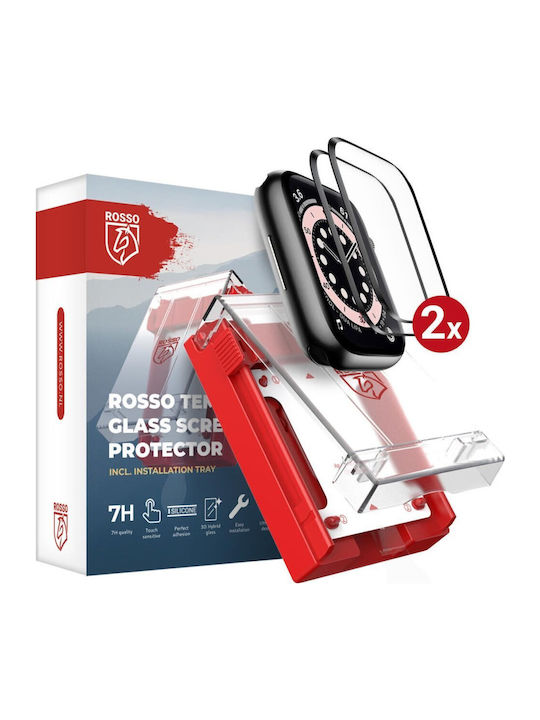 Rosso Tempered Glass for the Apple Watch SE, 6, 5, 4 - Apple 2pcs