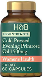 Holland & Barrett Ulei Presat La Rece De Luminița De Seară 1500mg 60 Capsule Holland & Barrett Ulei Presat La Rece De Luminița De Seară 1500mg 60 Capsule