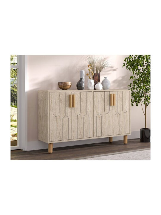 Sideboard Kailua 2543 Wooden Ανοιχτό Καφέ, Δρυς...
