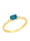 Damen Ring mit Zirkonia aus Gold 14K