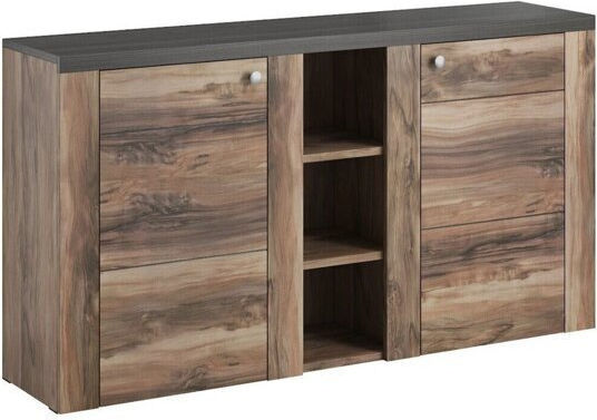 Μπουφές Salelbo 106 Walnut 155x37x85cm