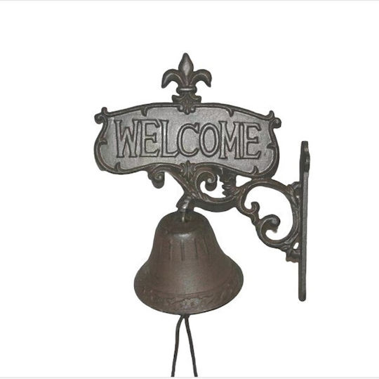 Decorațiune Pentru Perete Maro Din Metal 26x4x22cm