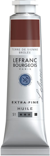 Lefranc & Bourgeois 40ml Artist Oil 481 Series Burnt Sienna