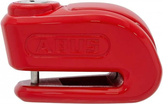 Abus Motorcycle Disc Brake Lock with Alarm & 5mm Pin in Red