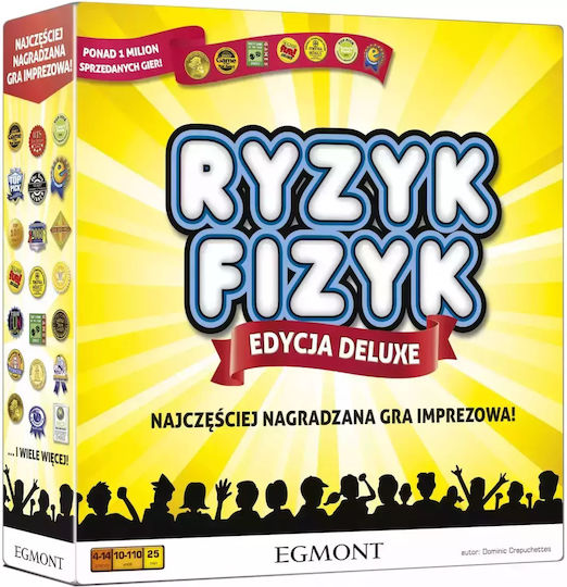 Board Game Ryzyk Fizyk Deluxe Edition for 4+ Players 10+ Years Old (PL) Egmont