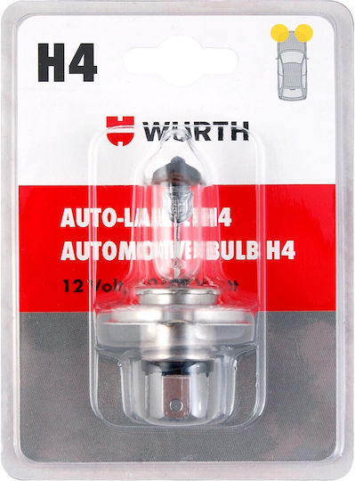 Würth Крушка за Автомобил H4 Фарове 12 V 60/55 W P43t Блистер