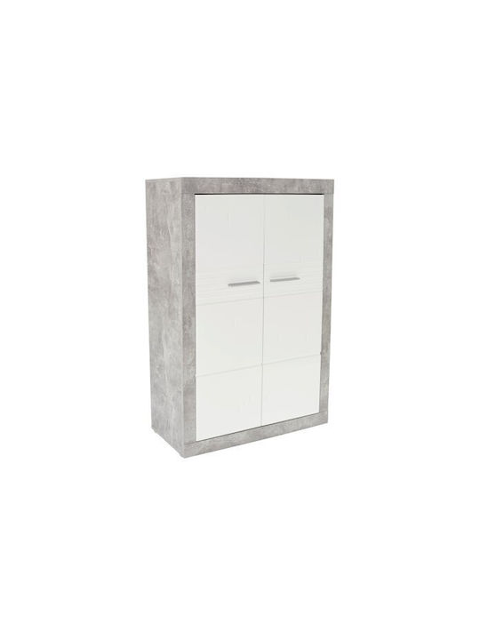 Cabinet de Birou Plastic Romfera 104 Grey, White 97x35x131cm