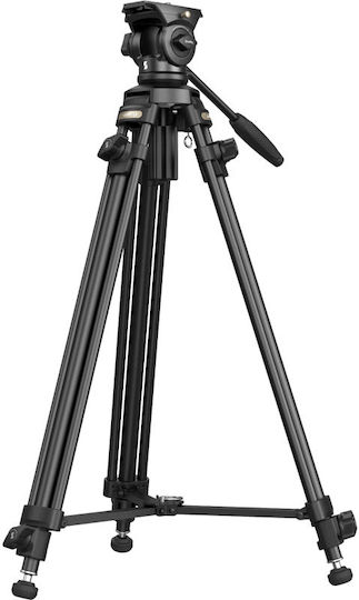 SmallRig Trepied Video Din Aluminiu Cu Cap Hidraulic Și Sarcină Maximă 5kg Până La 185cm