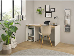 Epipla1.gr Elbsori 153 Office Set 3 Pieces White