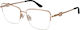 Guess Rame Ochelari Pentru Femei Metalic Structură Scheletică Fluture Rose Gold GU2976 028