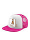 Koupakoupa Kids' Hat Jockey Fabric Tung Tung Tung Sahur White