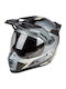 Klim Dual Krios Pro Charger Grey Κράνος Μηχανής On-Off ECE 22.06 με Pinlock