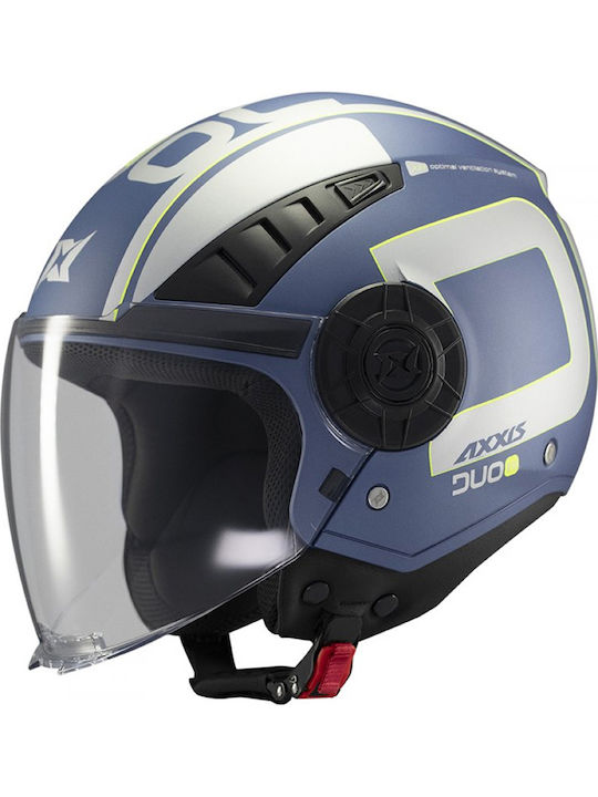 Axxis Metro S Duo C7 Blue Matt Κράνος Μηχανής J...