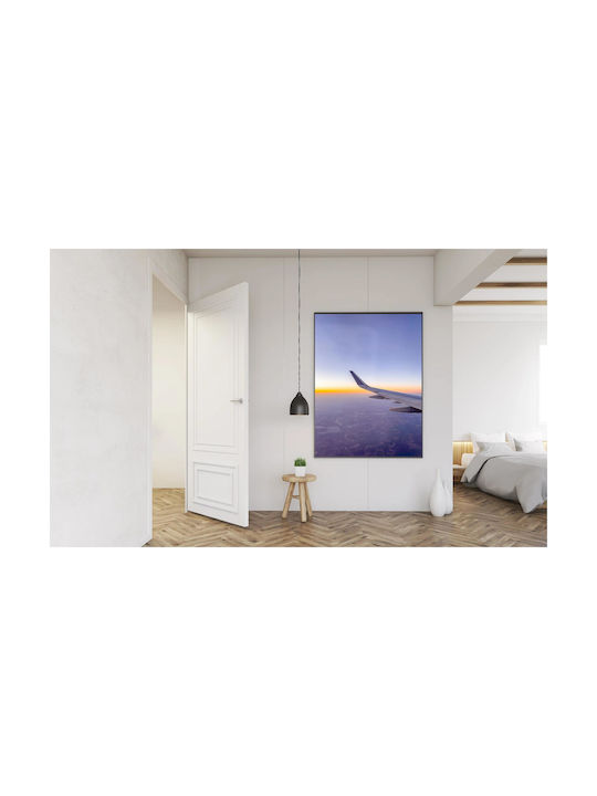 Panou Aripă Avion Peste Orizontul Răsăritului 100x150