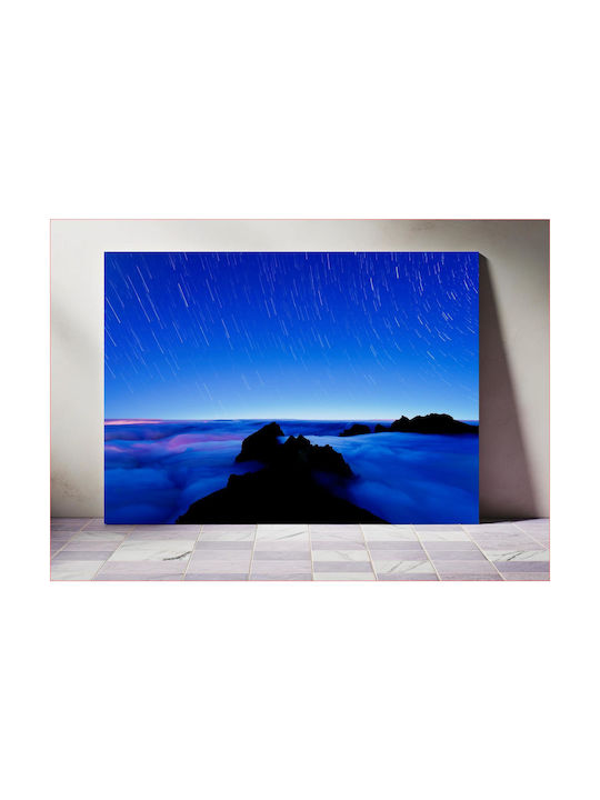 Панел Starry Night Over Mountains Една Нощ Над ...
