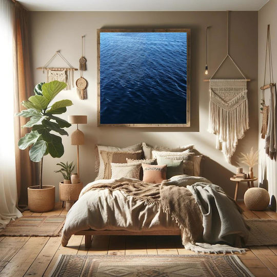 Πίνακας Deep Blue Sea Βαθύ Γαλάζιο Θάλασσα 100x100
