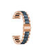 Dual-Color Metal Resin Strap Coros Pace 3 Rose Gold+Ink