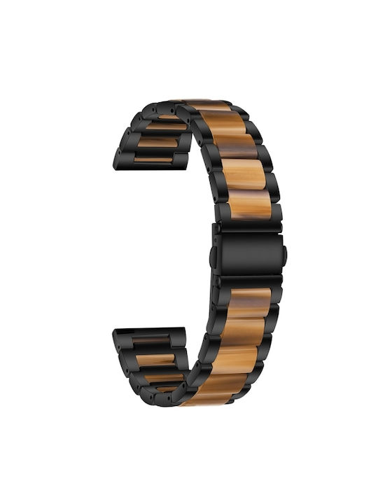 Dual-Color Metal Resin Strap Coros Pace 3 Black+Honey