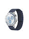 Silicone Strap Magnetic Closure Garmin Vivoactive 5 Midnight Blue