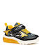 Ciberdron Παιδικά Sneakers με Σκρατς Μαύρα