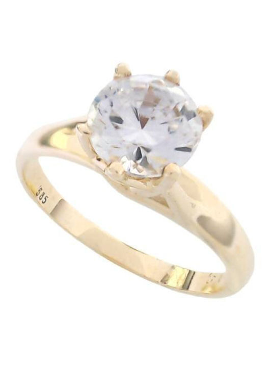 Einzelstein aus Gold 14K
