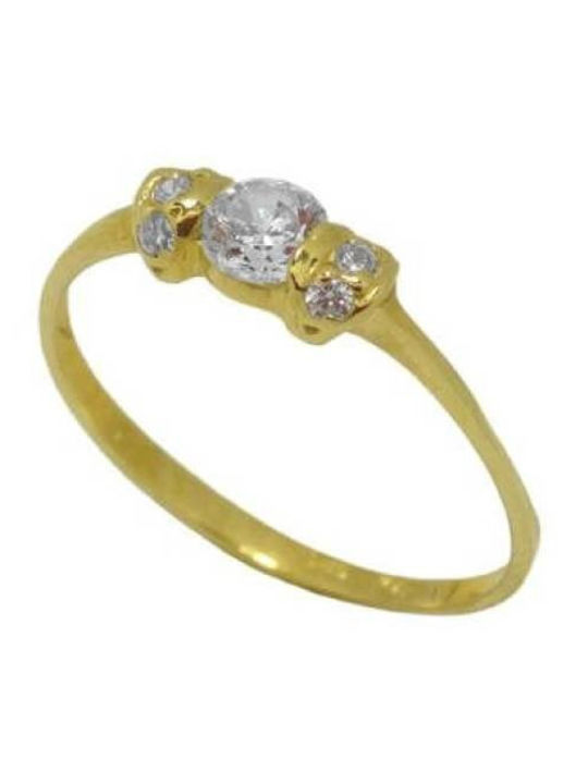 Single Stone from Gold 14K