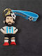 3d Μπρελόκ Messi Γαλάζια Λευκή Εμφάνιση