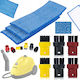3 Mop Refills + Set 6 Round Brushes Kärcher Steam Cleaner
