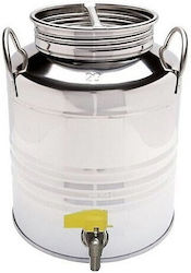 Aggraffati Stainless Steel Container Inox Superfustinox Milano 5lt