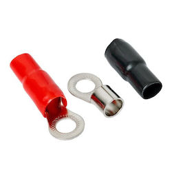 Auto-Connect Ring Red Electrical Terminal
