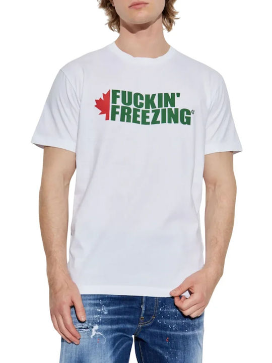 Dsquared2 T-shirt Κόκκινο, Λευκό, Πράσινο