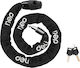 Deli Bicycle Cable Lock with Key Black