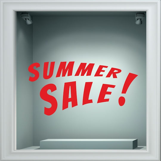 Αυτοκόλλητο Εκπτώσεων - Summer Sale 92 - Καφέ