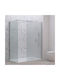 Karag Walkin 2 Фиксирана страна Душ 140x200см Панфлейта Cromo