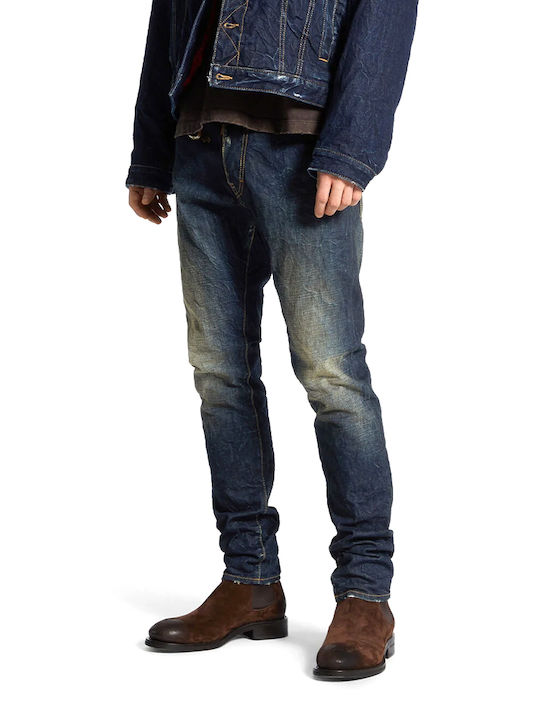 Cool Guy Men's Jeans Pants with Slim Fit Blue