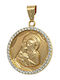 Daskalakis Anhänger Kinder Amulett Konstantinato aus Gold 14K 54084